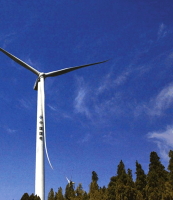 聯合動力2兆瓦雙饋全球最大葉輪直徑風電機組并網